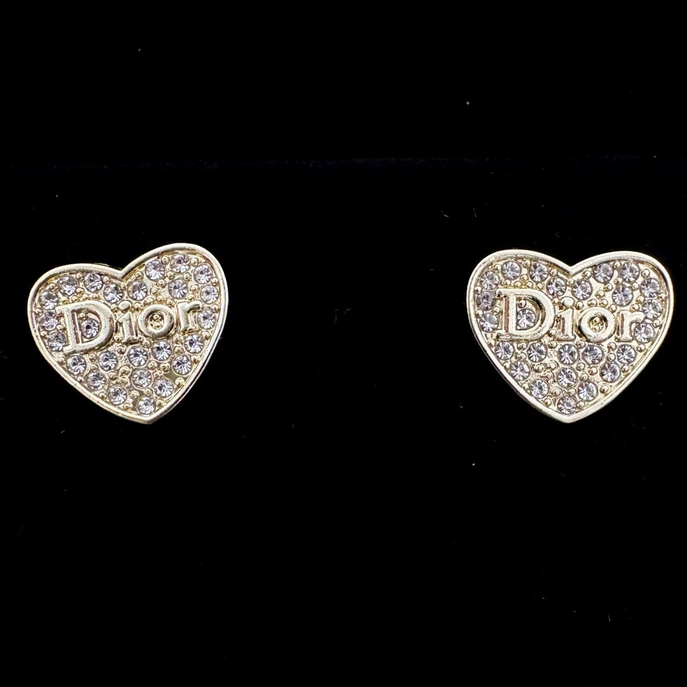 DIOR CRYSTAL EARRINGS - Picture 2 of 4